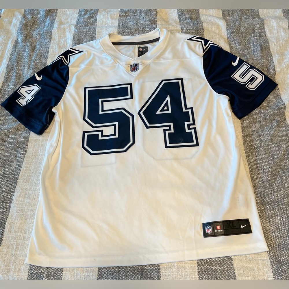 NIKE Jaylon Smith #54 Dallas Cowboys Mens XL Jersey White Rush Vapor Limited